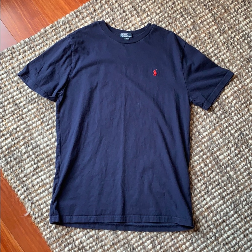 Navy polo T-shirt